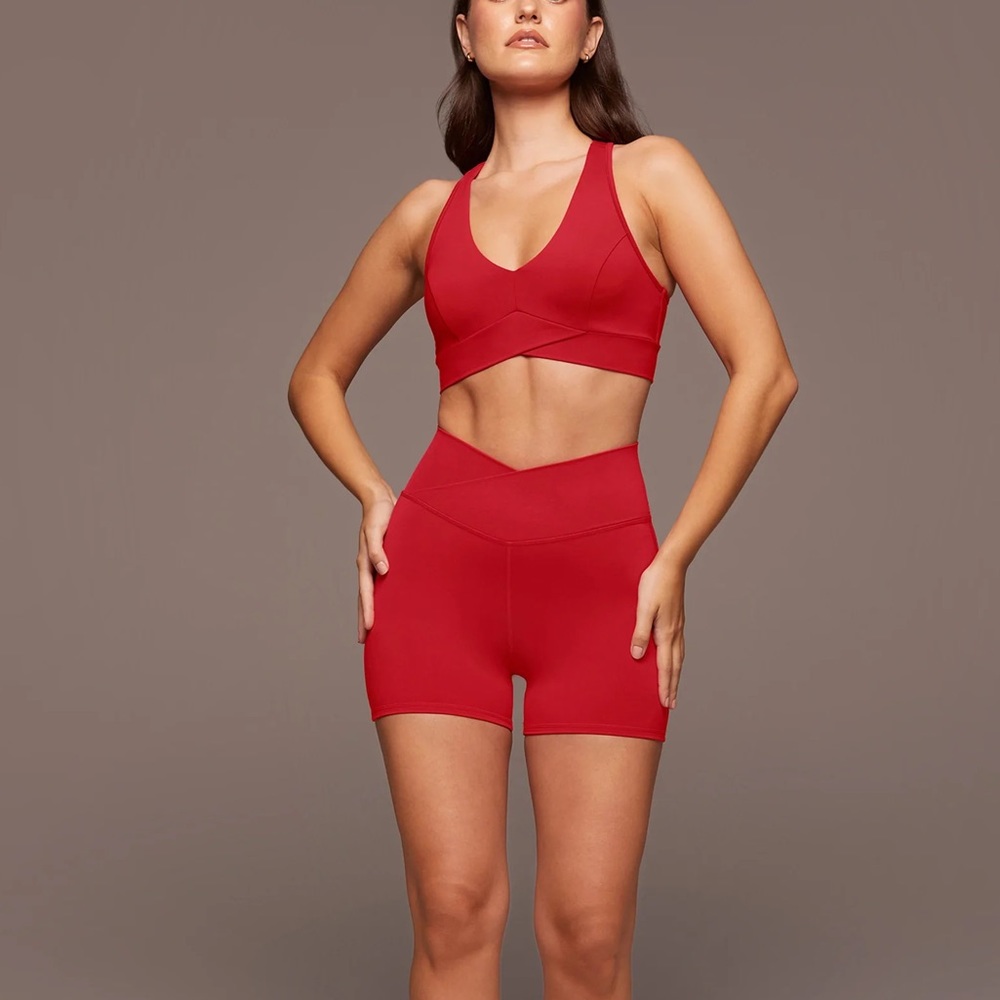 MICHI Red Shorts